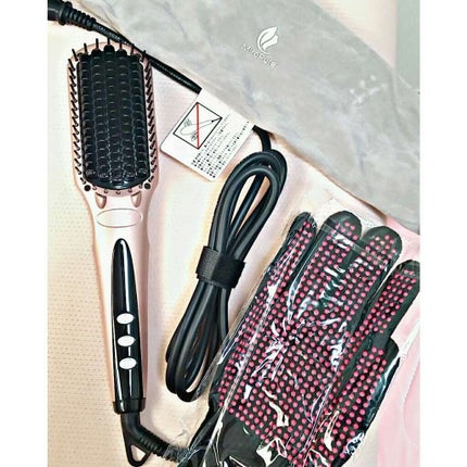 ダブルマイナスイオンストレートブラシアイロン/Miropure/ヒートブラシを使ったクチコミ(1枚目)