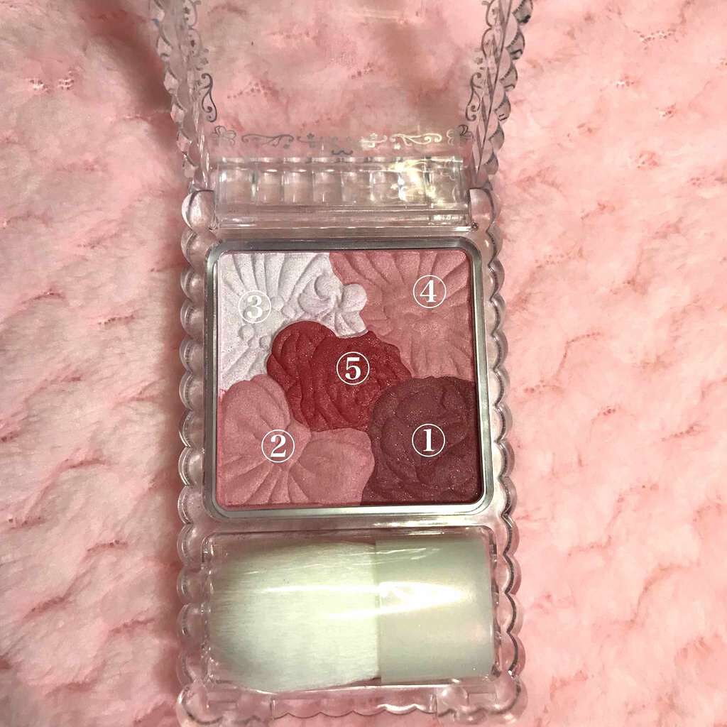 グロウフルールチークス/キャンメイク/パウダーチークを使ったクチコミ(2枚目)