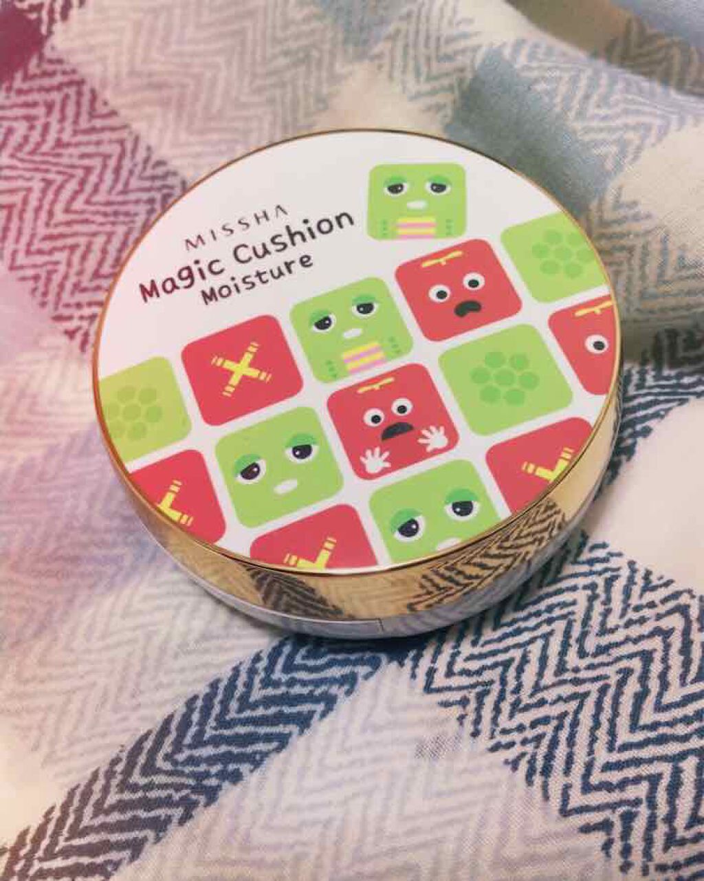 M クッション ファンデーション(モイスチャー)/MISSHA/クッションファンデーションを使ったクチコミ(1枚目)