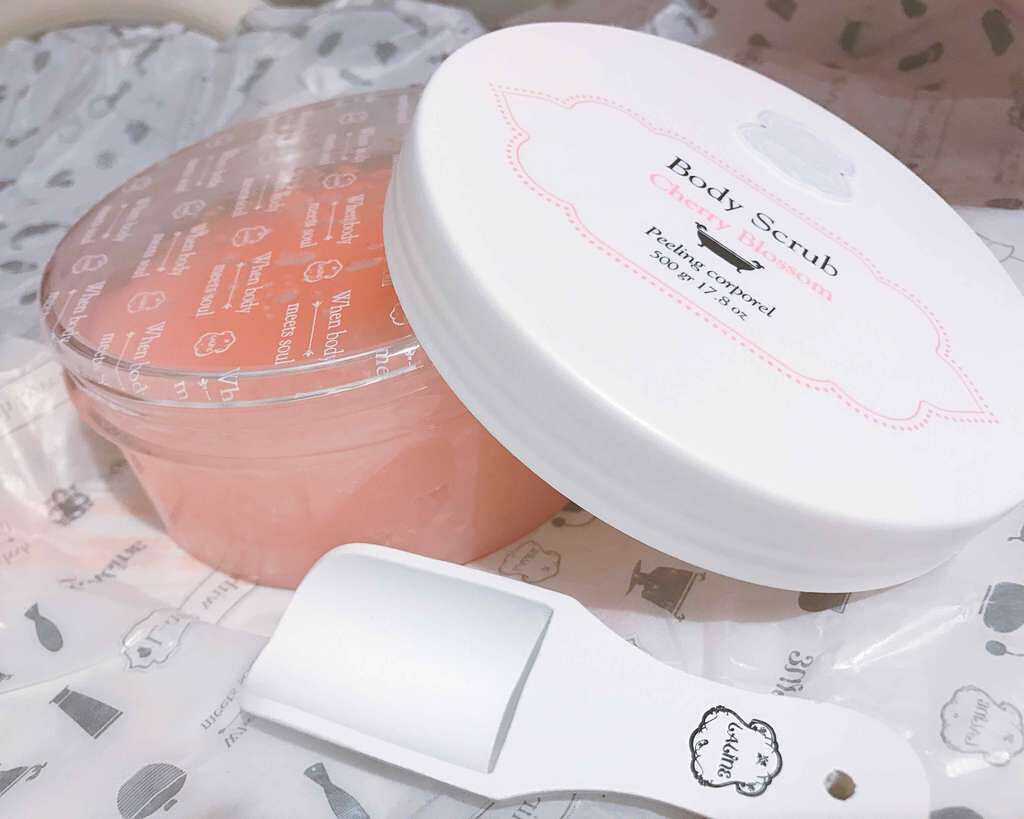 ボディスクラブ チェリーブロッサム/Laline/ボディスクラブを使ったクチコミ(1枚目)