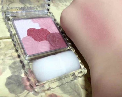 グロウフルールチークス/キャンメイク/パウダーチークを使ったクチコミ(2枚目)