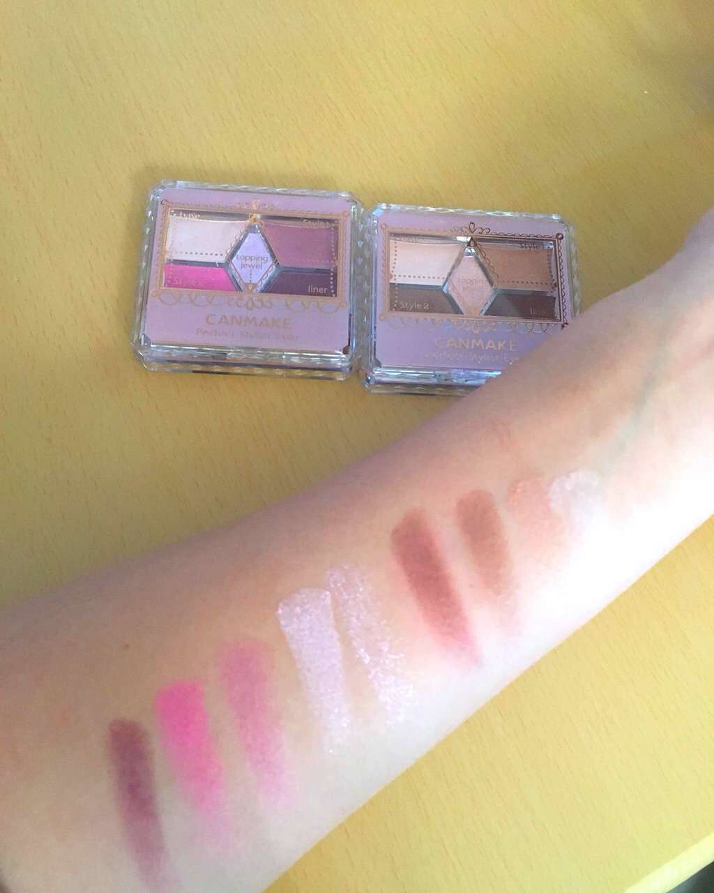 【旧品】パーフェクトスタイリストアイズ/キャンメイク/アイシャドウパレットを使ったクチコミ(1枚目)