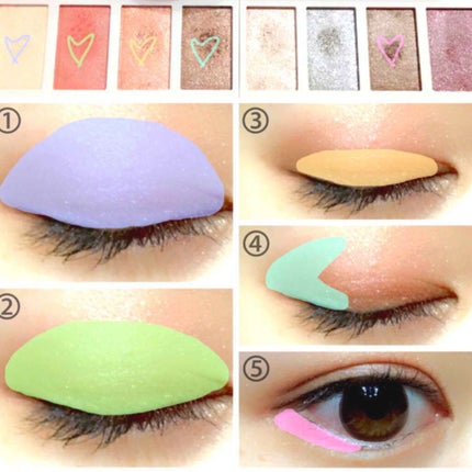 グラマラスヌード アイパレット (クリスマスコフレ 2017)/Visée/メイクアップキットを使ったクチコミ(2枚目)