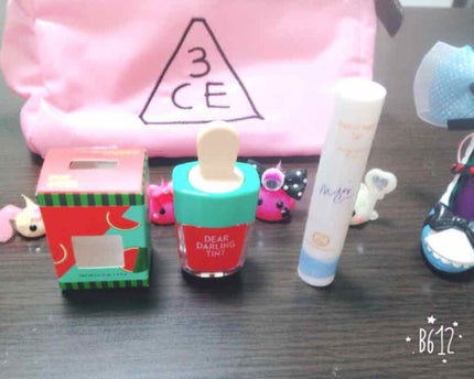 ディアダーリン ウォータージェルティント (アイスティント)/ETUDE/口紅を使ったクチコミ(1枚目)