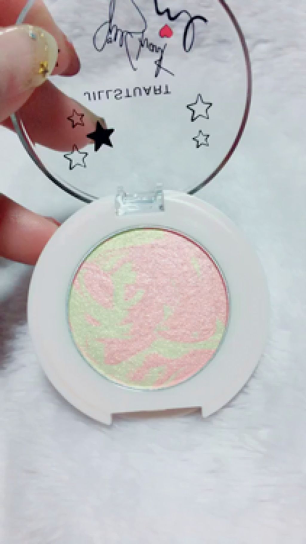 ドリーミィーウィッシュ アイシャドウ 02 twinkle moon ★限定色/JILL STUART/単色アイシャドウを使ったクチコミ（3枚目）