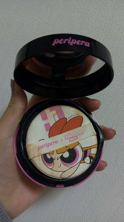 インク ラスティング ピンククッション/PERIPERA/クッションファンデーションを使ったクチコミ(2枚目)