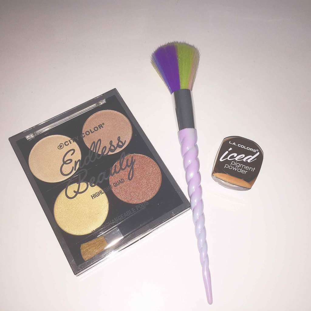 ICED PIGMENT POWDER/L.A.COLORS/アイシャドウパレットを使ったクチコミ(1枚目)