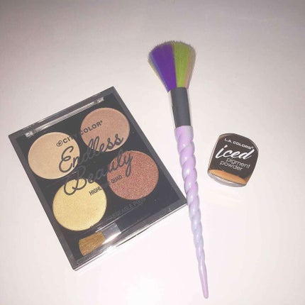 ICED PIGMENT POWDER/L.A.COLORS/アイシャドウパレットを使ったクチコミ(1枚目)