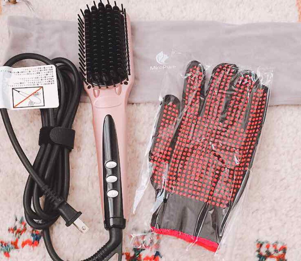 ダブルマイナスイオンストレートブラシアイロン/Miropure/ヒートブラシを使ったクチコミ(1枚目)