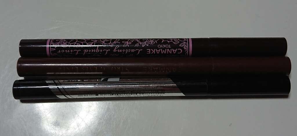 ストロングアイズライナー/キャンメイク/リキッドアイライナーを使ったクチコミ(1枚目)