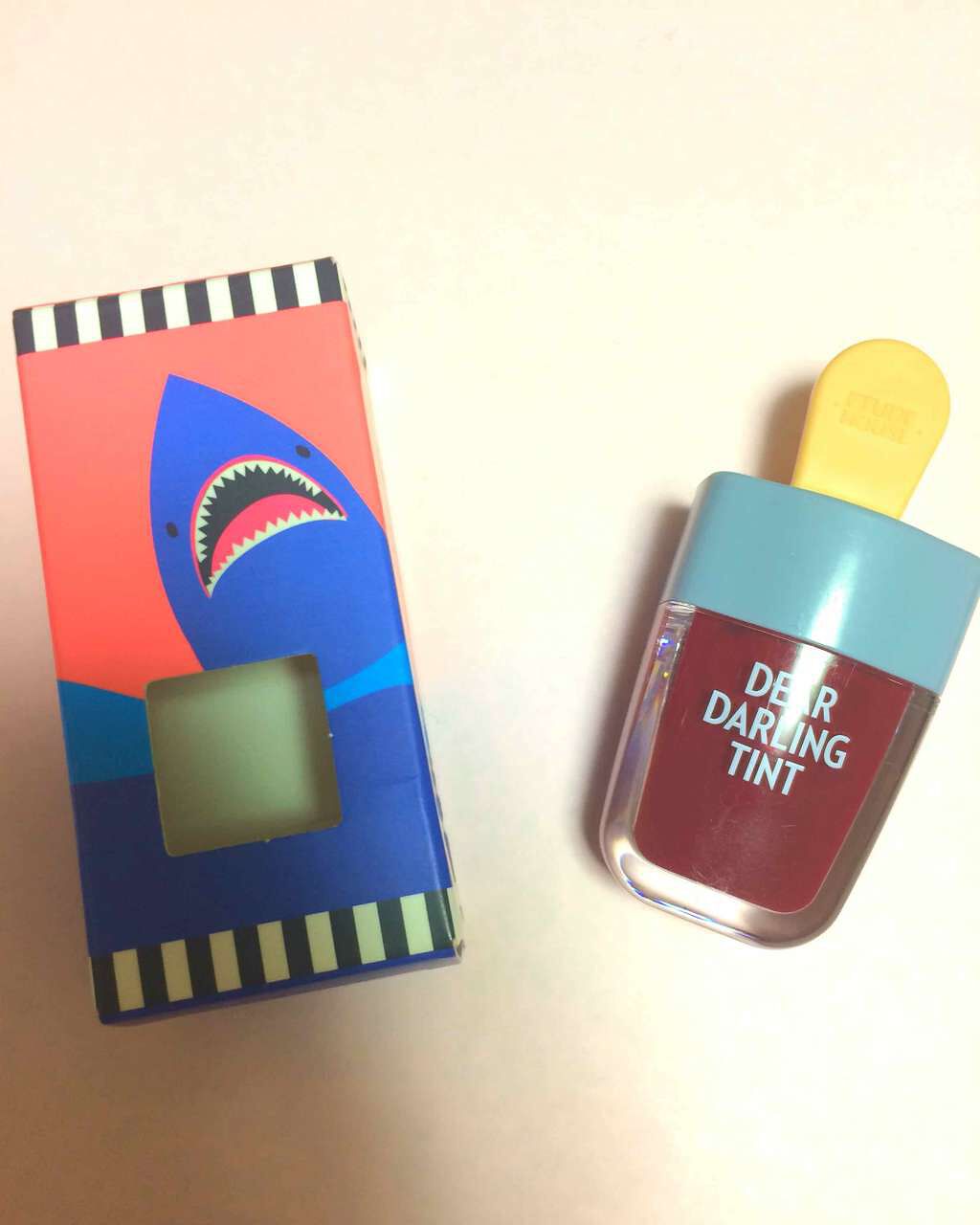 ディアダーリン ウォータージェルティント (アイスティント)/ETUDE/口紅を使ったクチコミ(1枚目)