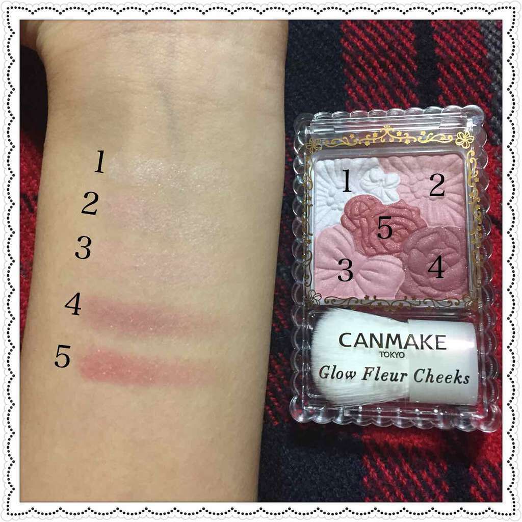 グロウフルールチークス/キャンメイク/パウダーチークを使ったクチコミ(2枚目)