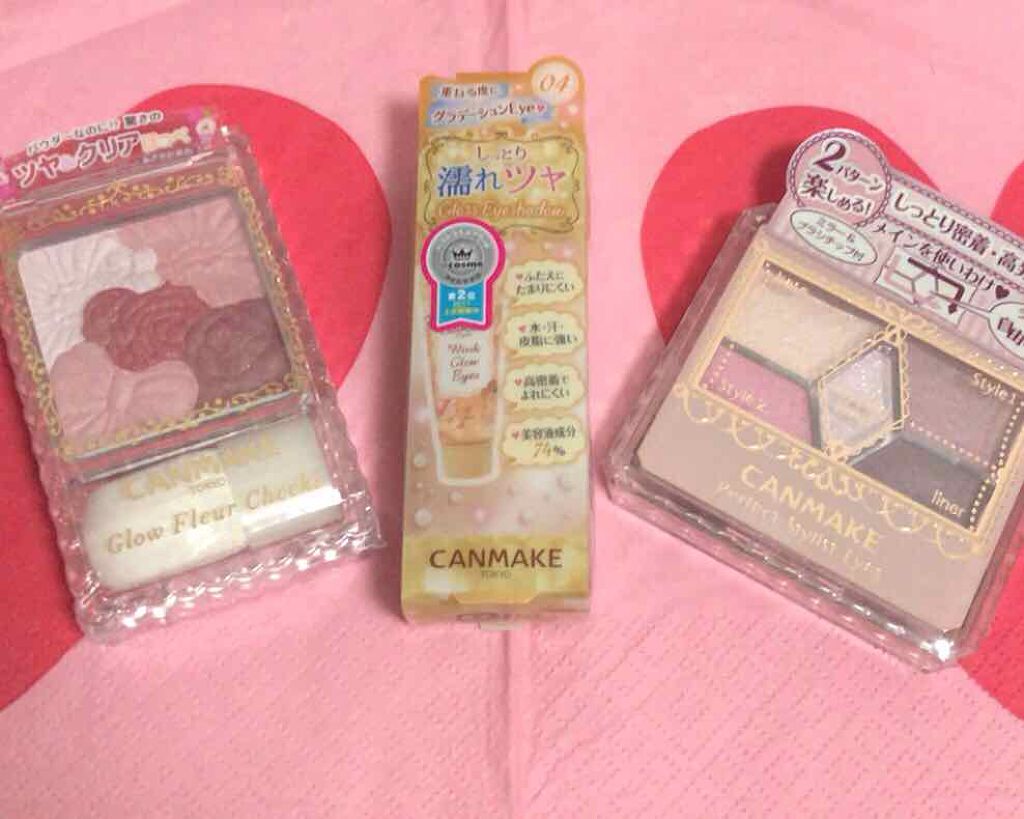 グロウフルールチークス/キャンメイク/パウダーチークを使ったクチコミ(1枚目)