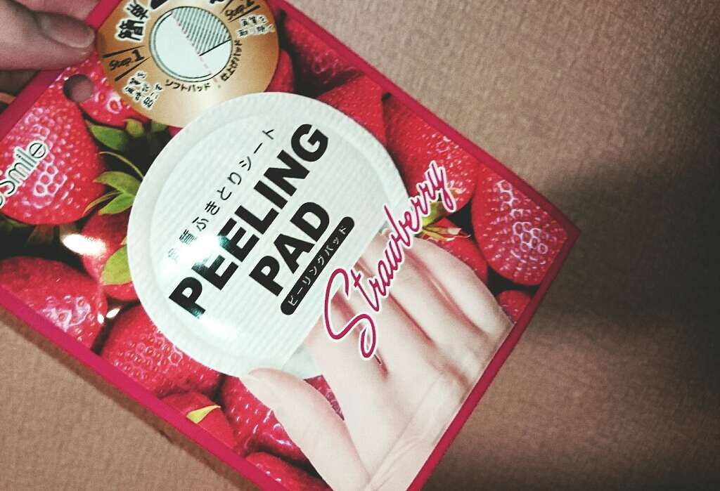 ピーリングパッド ストロベリーの香り/Pure Smile/トナーパッドを使ったクチコミ（1枚目）