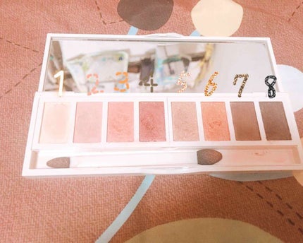 グラマラスヌード アイパレット (クリスマスコフレ 2017)/Visée/メイクアップキットを使ったクチコミ(2枚目)