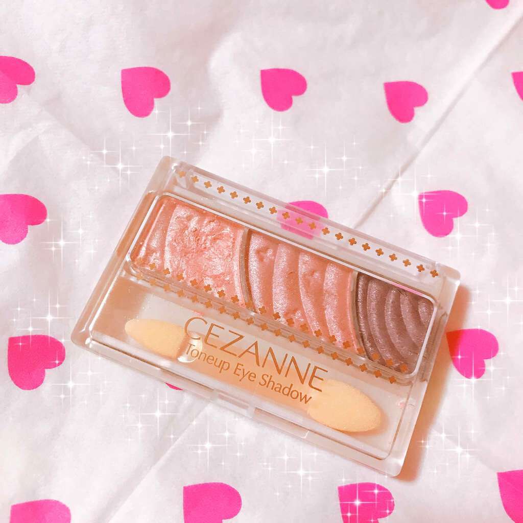 トーンアップアイシャドウ/CEZANNE/アイシャドウパレットを使ったクチコミ(1枚目)