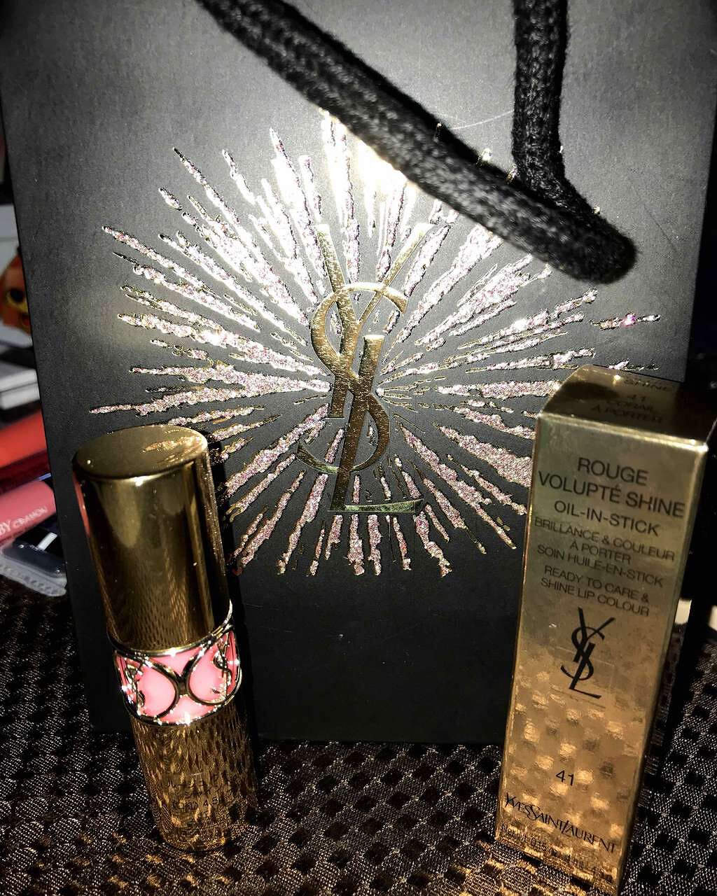 ルージュ ヴォリュプテ シャイン/YVES SAINT LAURENT BEAUTE/口紅を使ったクチコミ（1枚目）