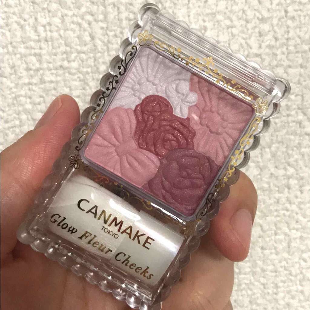 グロウフルールチークス/キャンメイク/パウダーチークを使ったクチコミ(1枚目)
