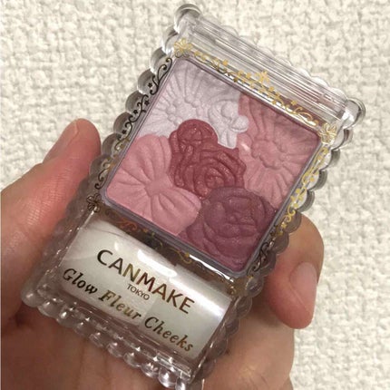 グロウフルールチークス/キャンメイク/パウダーチークを使ったクチコミ(1枚目)