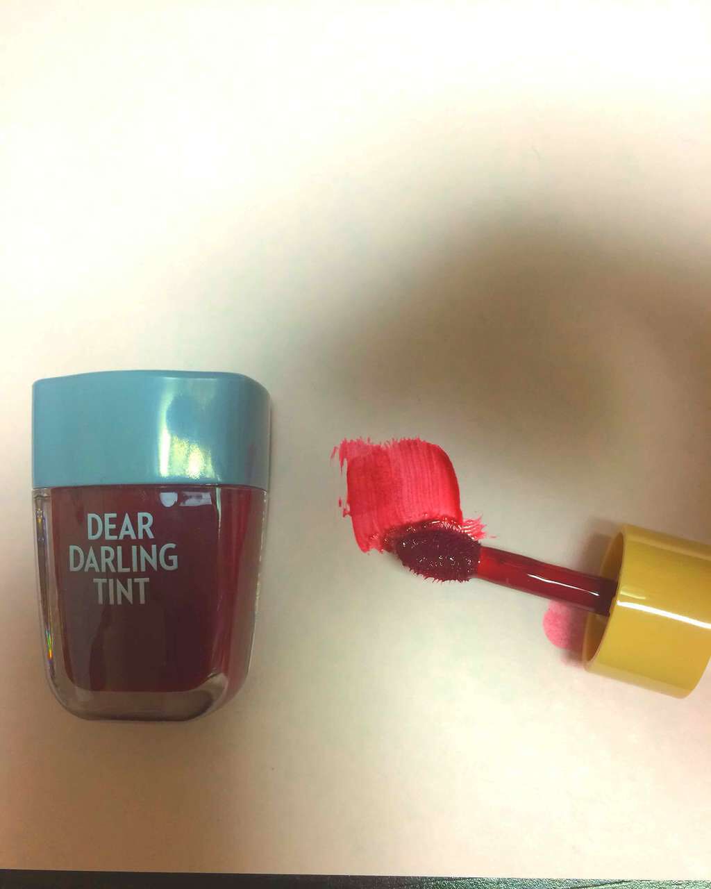 ディアダーリン ウォータージェルティント (アイスティント)/ETUDE/口紅を使ったクチコミ(2枚目)