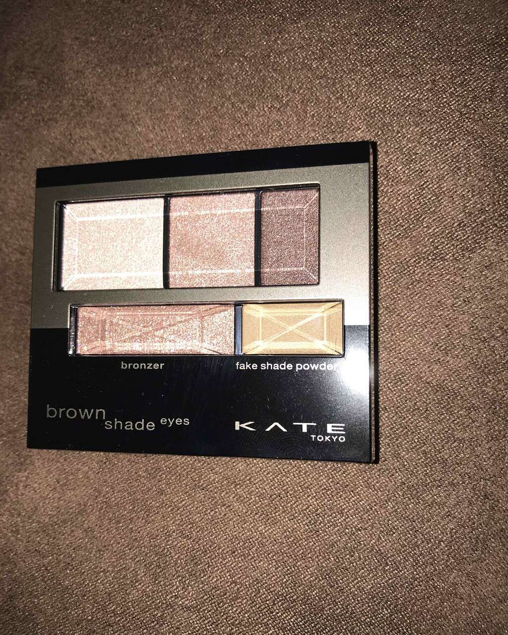 ブラウンシェードアイズN/KATE/アイシャドウパレットを使ったクチコミ（1枚目）