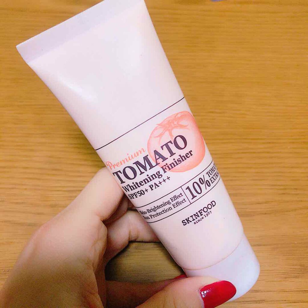 プレミアムトマト ブライトニング フィニッシャー/SKINFOOD/化粧下地を使ったクチコミ(1枚目)