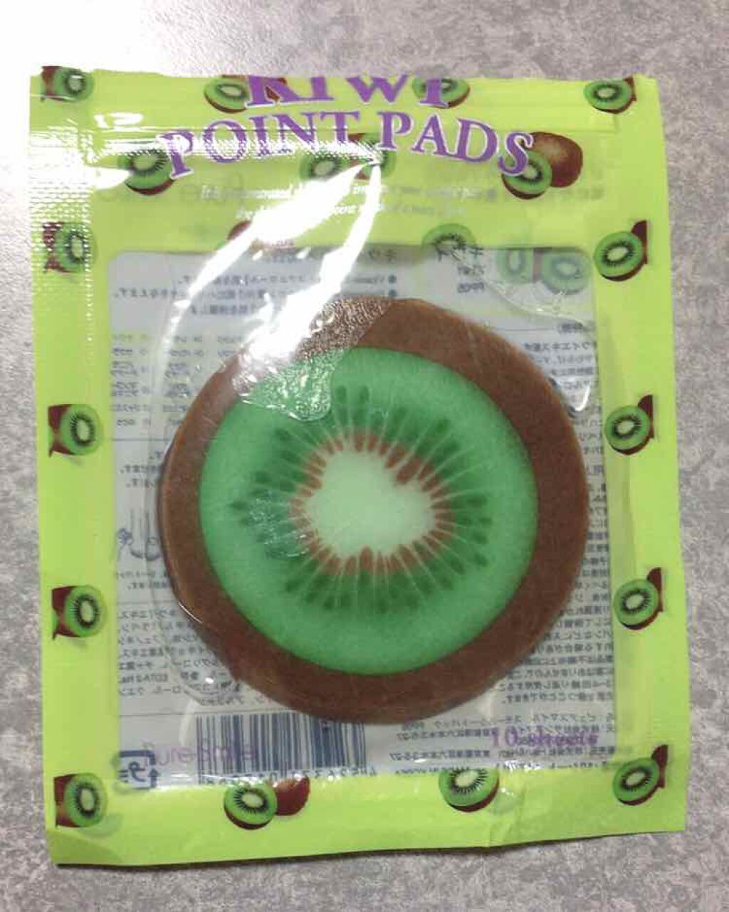 ジューシーフルーツ ポイントパッド キウイ/Pure Smile/レッグ・フットケアを使ったクチコミ（2枚目）