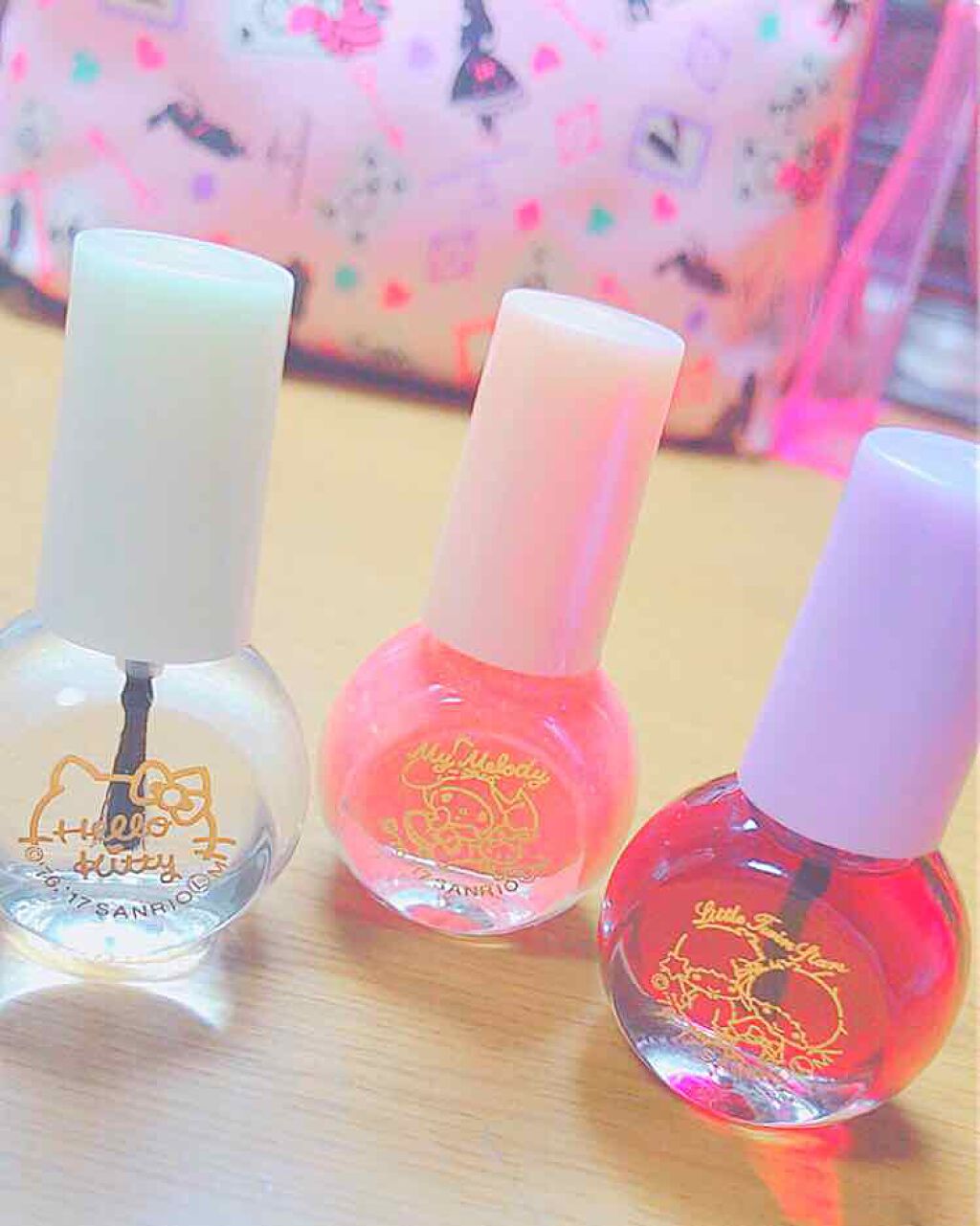 サンリオネイル/DAISO/マニキュアを使ったクチコミ(1枚目)