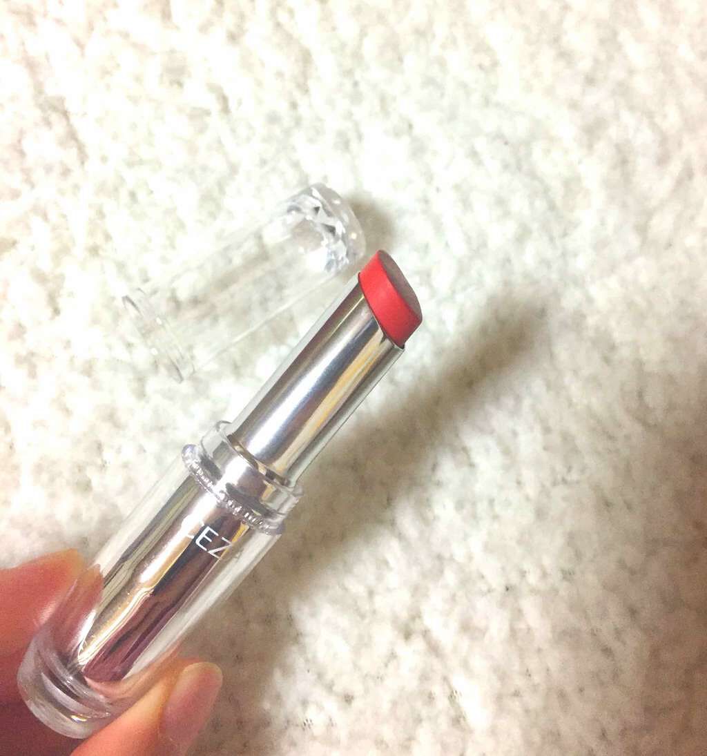 ラスティンググロスリップ/CEZANNE/口紅を使ったクチコミ（1枚目）