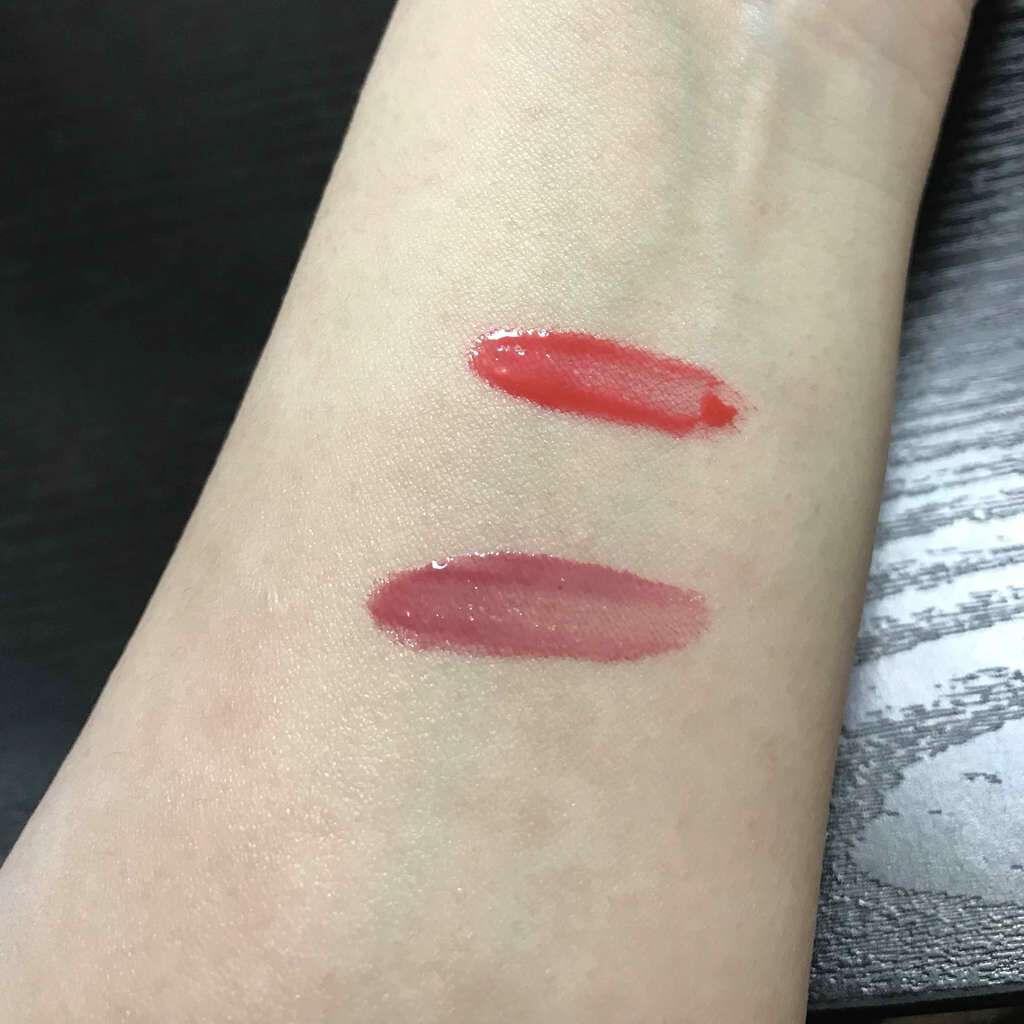 ディアダーリン ウォータージェルティント (アイスティント)/ETUDE/口紅を使ったクチコミ(2枚目)