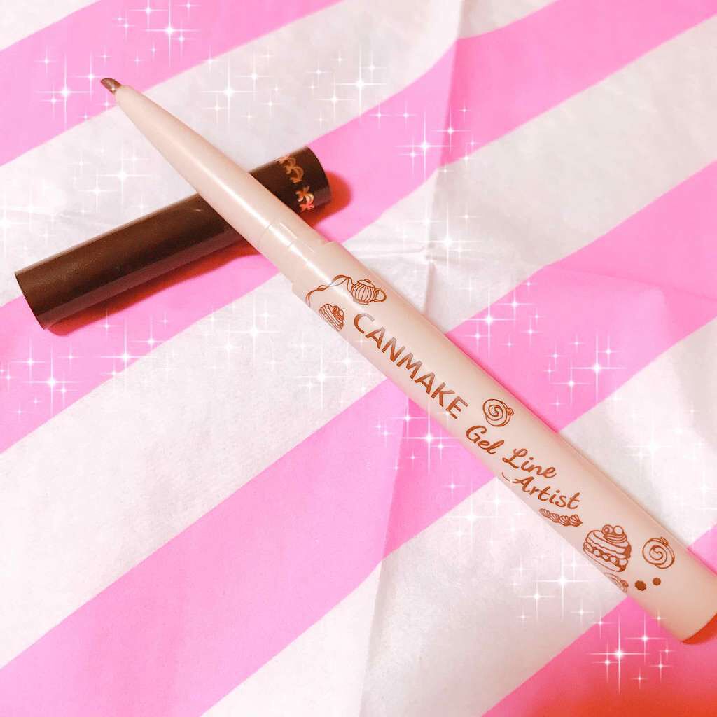 ジェルラインアーティスト/キャンメイク/ジェルアイライナーを使ったクチコミ(1枚目)