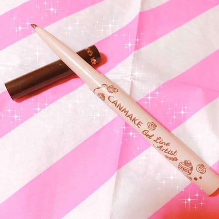 ジェルラインアーティスト/キャンメイク/ジェルアイライナーを使ったクチコミ(1枚目)