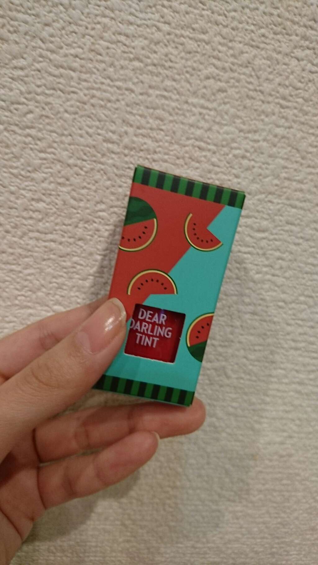 ディアダーリン ウォータージェルティント (アイスティント)/ETUDE/口紅を使ったクチコミ(1枚目)