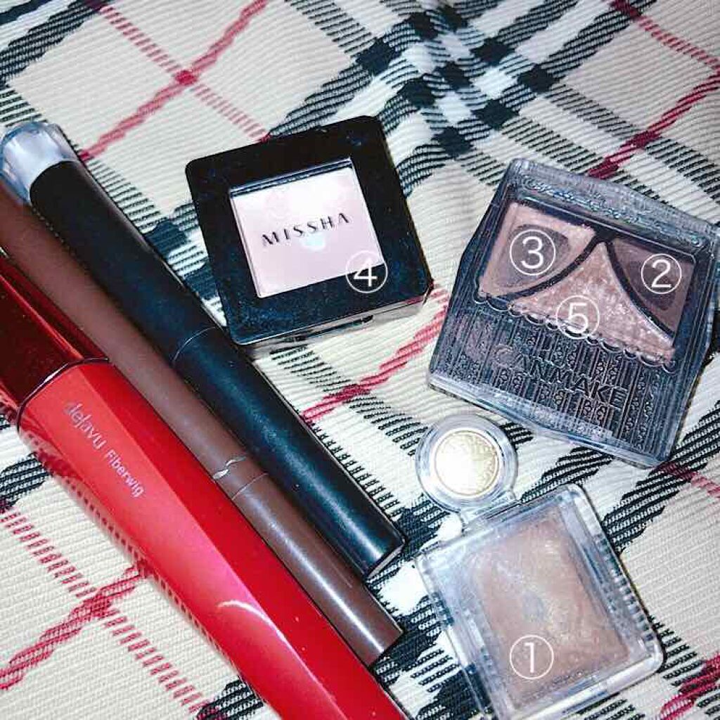 イチカワ サクラ on LIPS 「❤︎...毎日メイク(アイメイク編)...❤︎プチプラでまとめ..」(3枚目)