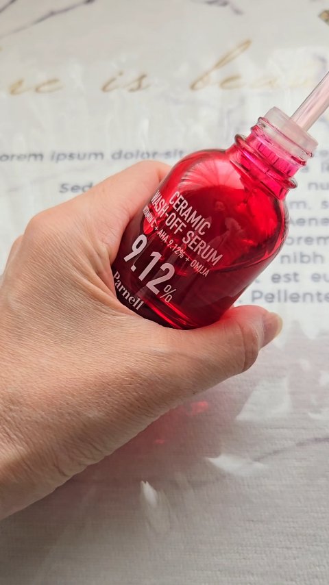 AHA 9.12 オミジャ 陶器肌 ウォッシュオフ セラム/parnell/美容液の人気ショート動画