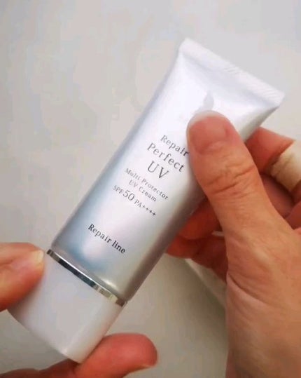 リソウ リペア パーフェクトUVクリーム/リソウコーポレーション/日焼け止めクリームを使ったクチコミ(2枚目)