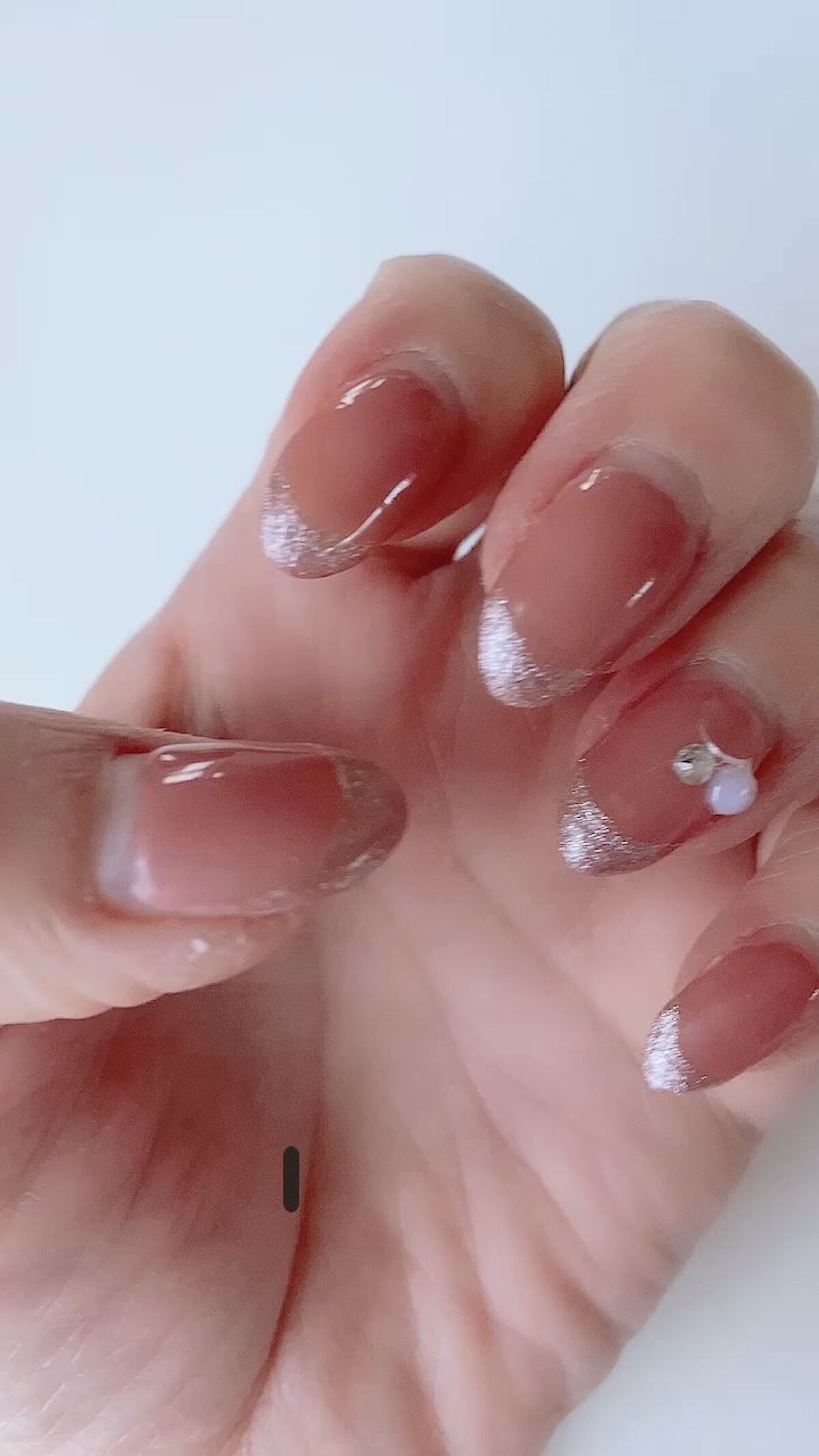 #フレンチネイル,#ニュアンスネイルのネイルデザイン