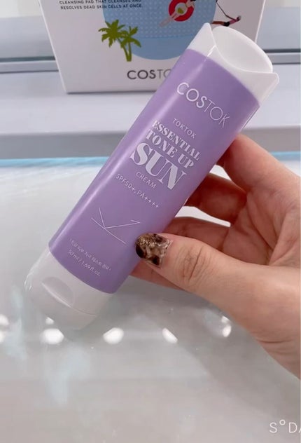 エッセンシャルトーンアップ日焼け止め/COSTOK/日焼け止めクリームの人気ショート動画
