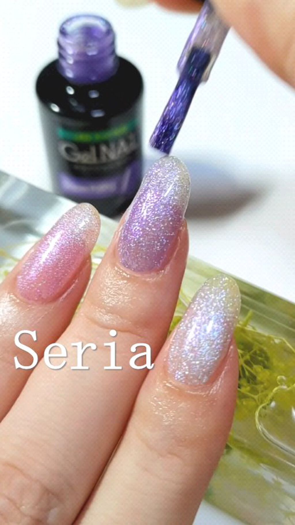 ジェルネイル（ライト対応）/セリア/ジェルネイルを使ったクチコミ（1枚目）