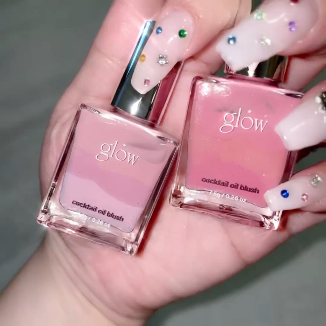 カクテルオイルブラッシャー/glow/リキッドチークを使ったクチコミ（2枚目）