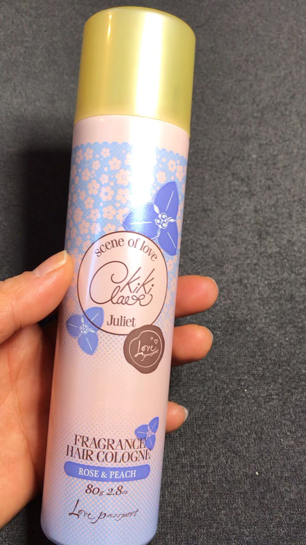 キキ クレール ヘアコロン ローズ＆ピーチ/ラブパスポート/プレスタイリング・寝ぐせ直しの動画クチコミ1つ目