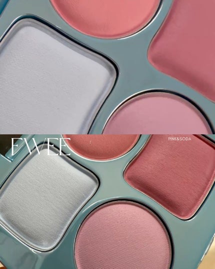 フィー ポケットチークパレット/fwee/ジェル・クリームチークを使ったクチコミ(3枚目)