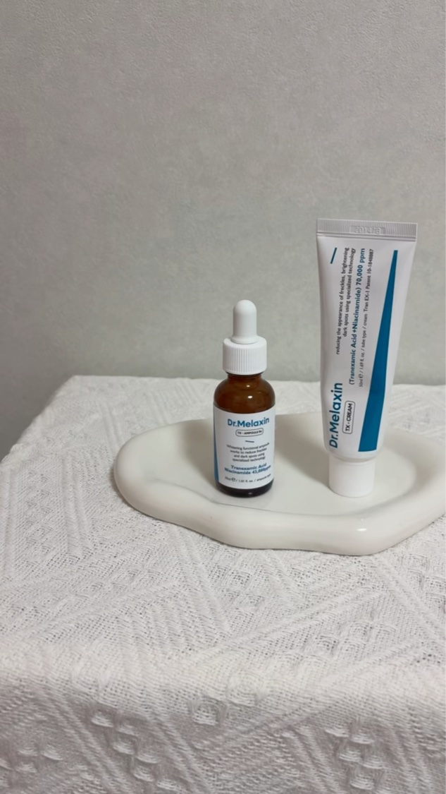 TXアンプルRX＋TXクリーム/Dr.Melaxin/スキンケアキットを使ったクチコミ（2枚目）