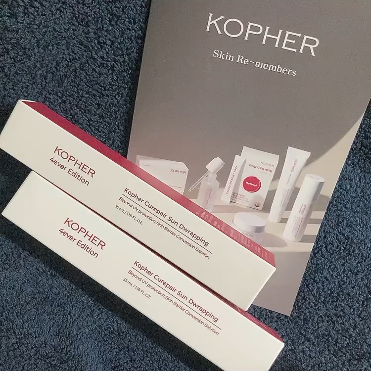 KOPHER キュリペアサンドラッピングのクチコミ「𖤐´-

KOPHER  4ever Edition
・Curepair Mela Cream.....」（1枚目）