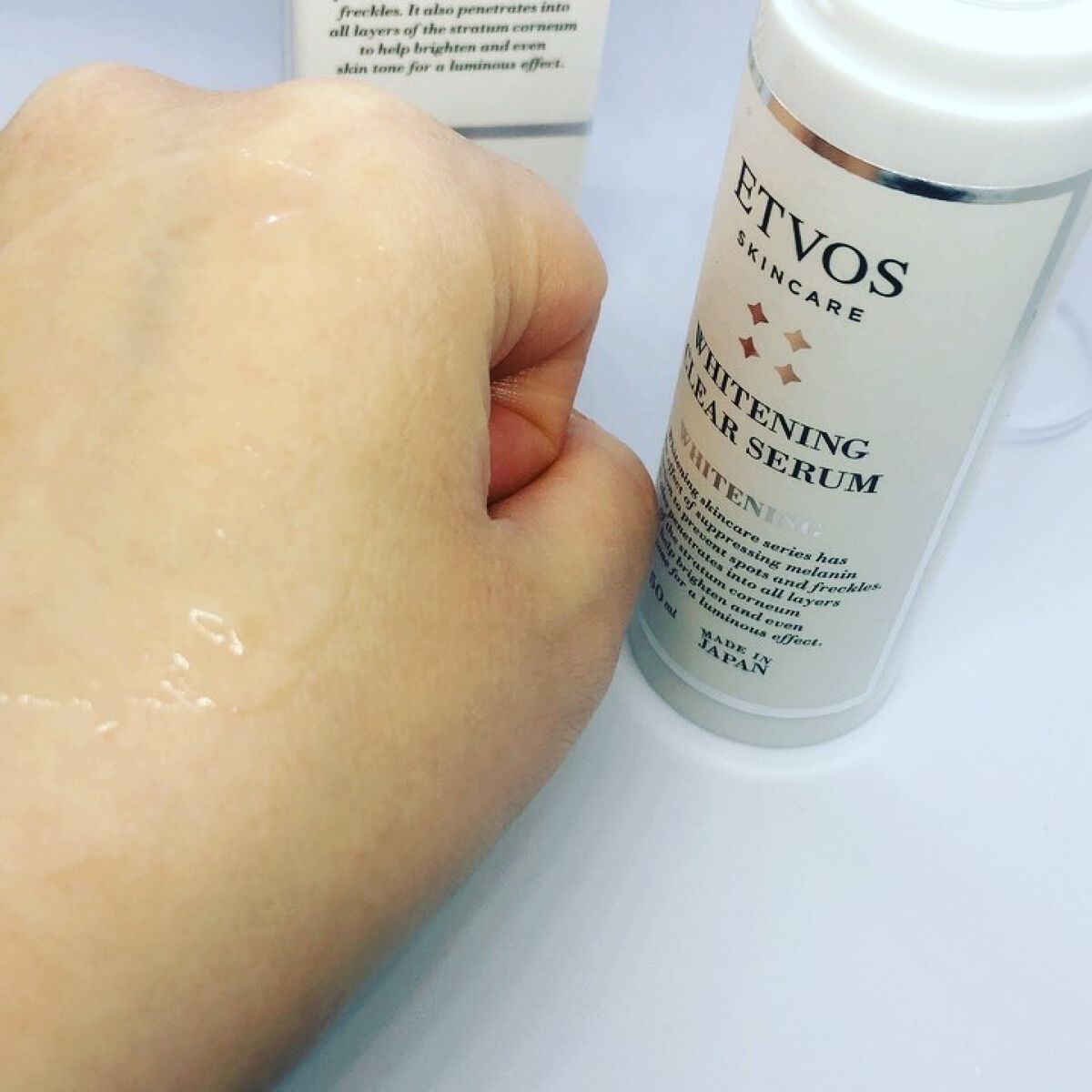 ホワイトニングクリアセラム/エトヴォス/美容液を使ったクチコミ（3枚目）