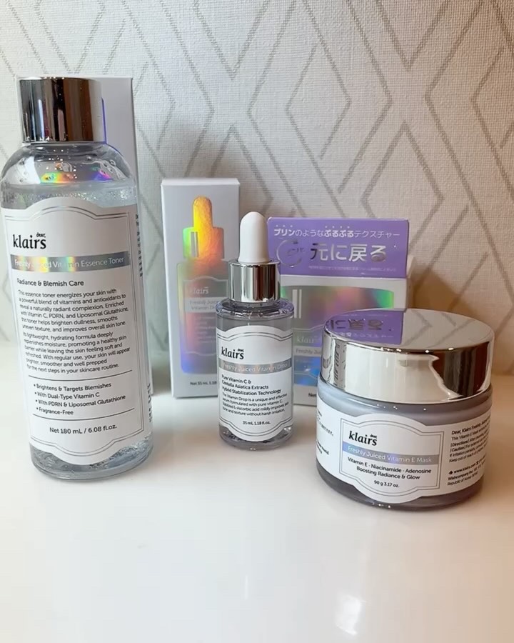 フレッシュリージュースドビタミンドロップ(35ml)/Klairs/美容液を使ったクチコミ（3枚目）