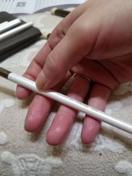 SIXPLUS ホワイトパール アイメイクブラシ 7本セット/SIXPLUS/メイクブラシを使ったクチコミ(3枚目)