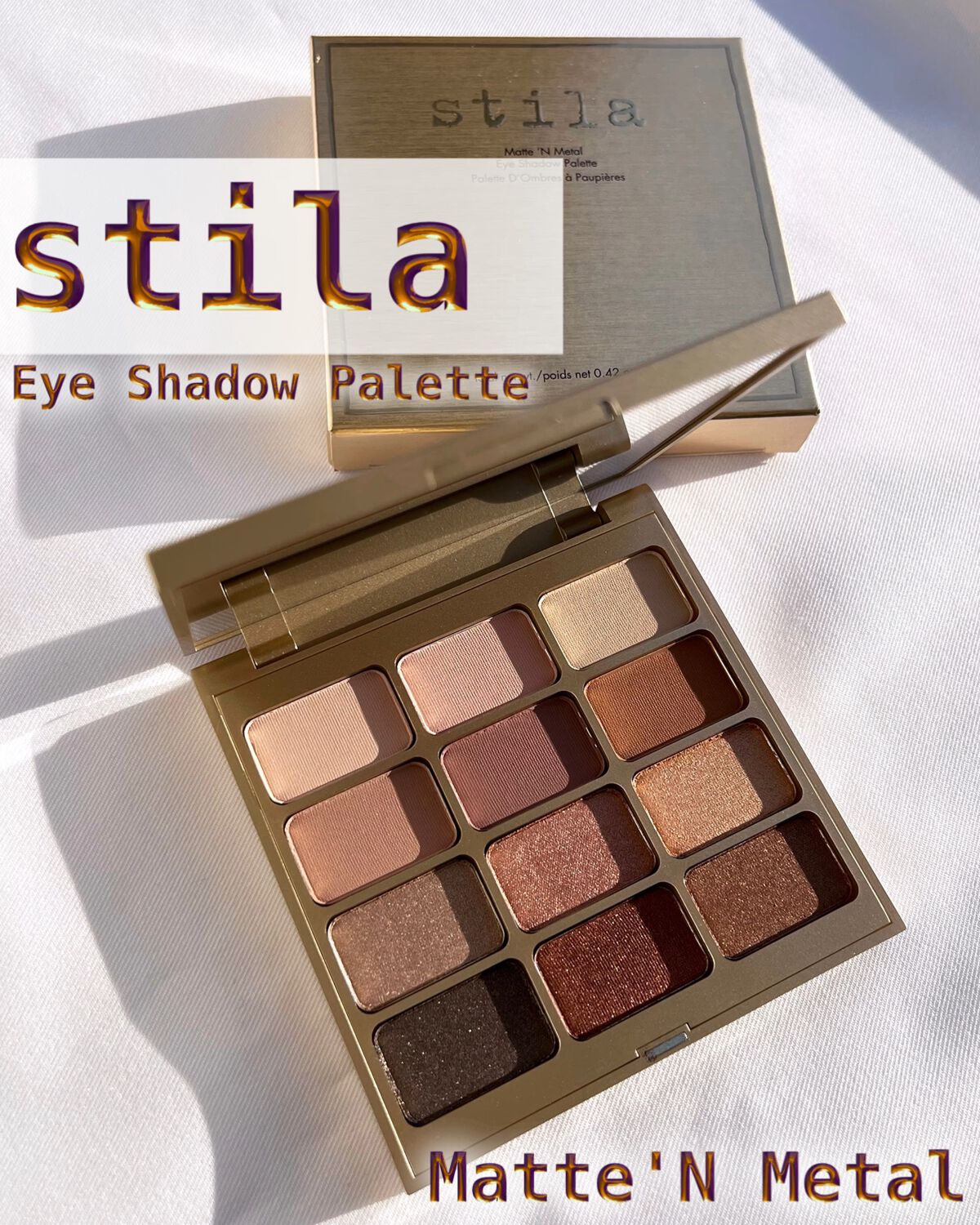 試してみた】stila アイシャドウパレット Matte 'N Metalの人気色