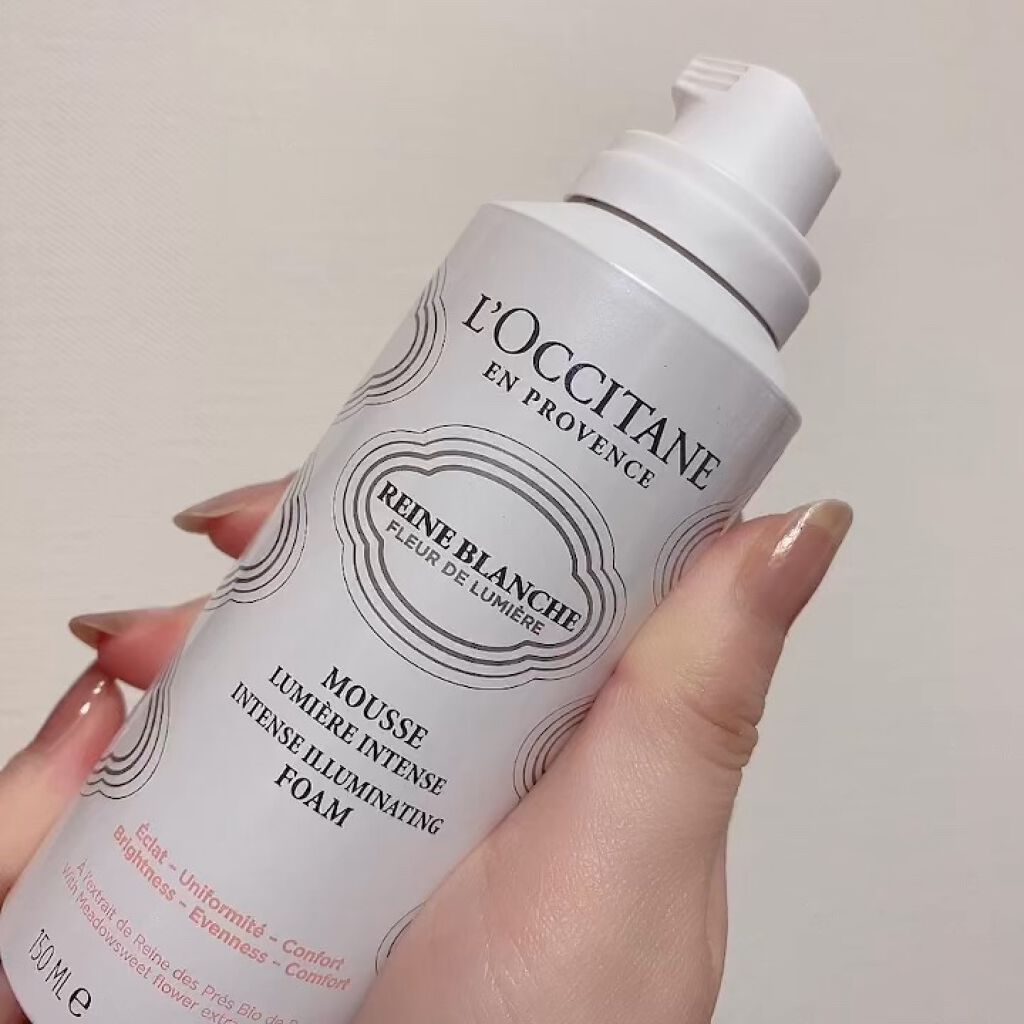 レーヌブランシュ イルミネイティングクレンジングフォーム/L'OCCITANE/泡洗顔を使ったクチコミ（1枚目）
