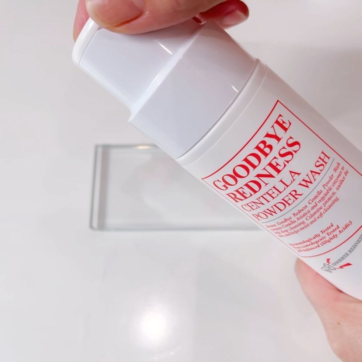 グッバイレッドネス センテラ パウダーウォッシュ 80g/BENTON/洗顔パウダーを使ったクチコミ（2枚目）